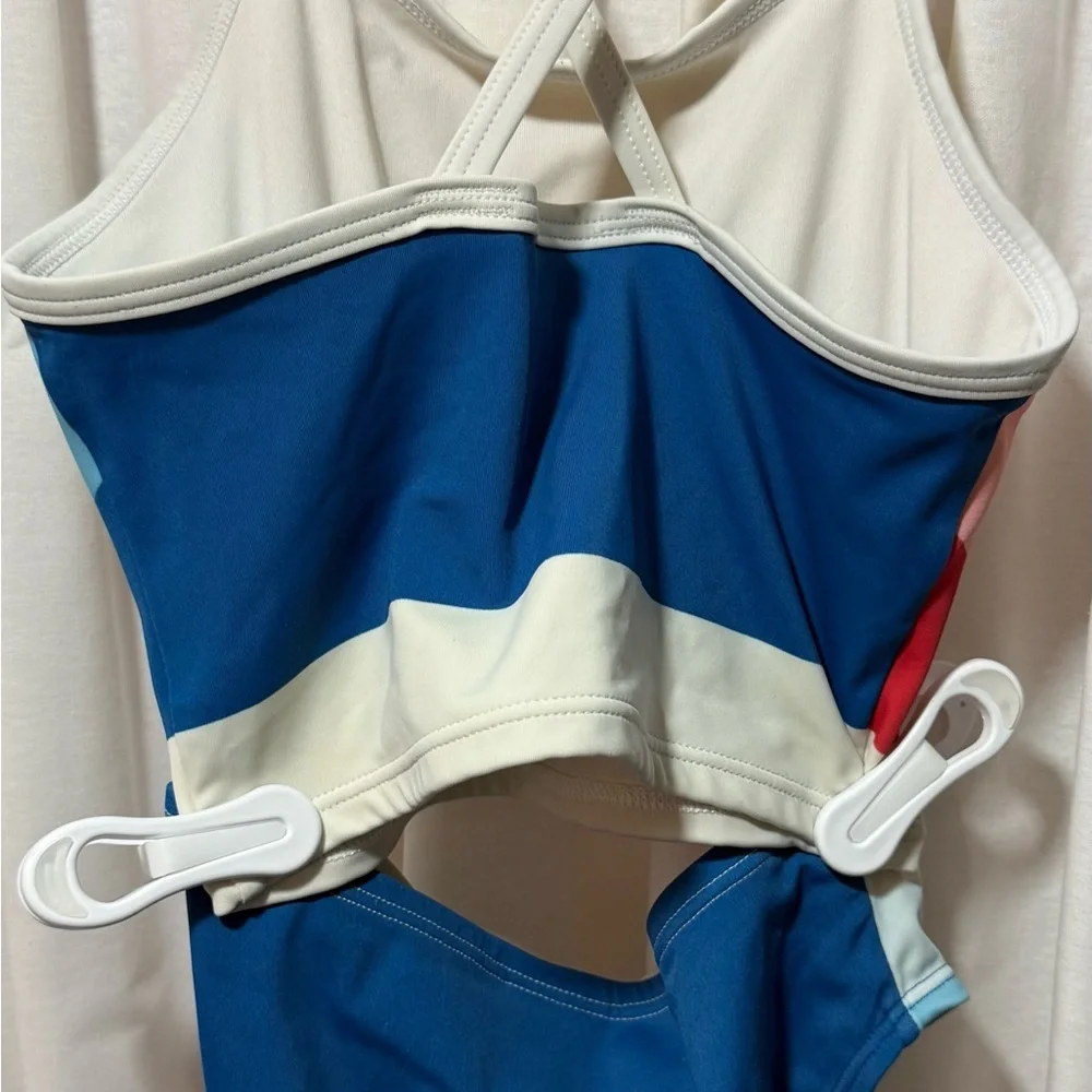 Hanna Anderson color block Tankini Set
